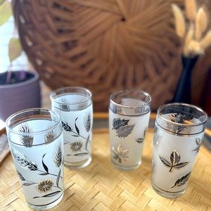 Set of 4 vintage LIBBEY 4 oz juice or shot glasses
